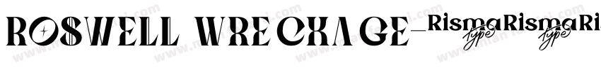 Roswell Wreckage字体转换